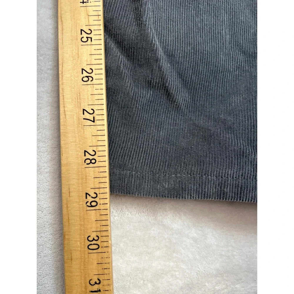 Lands'‎ End Pants Mens 33x29 Gray Corduroy Traditional Fit